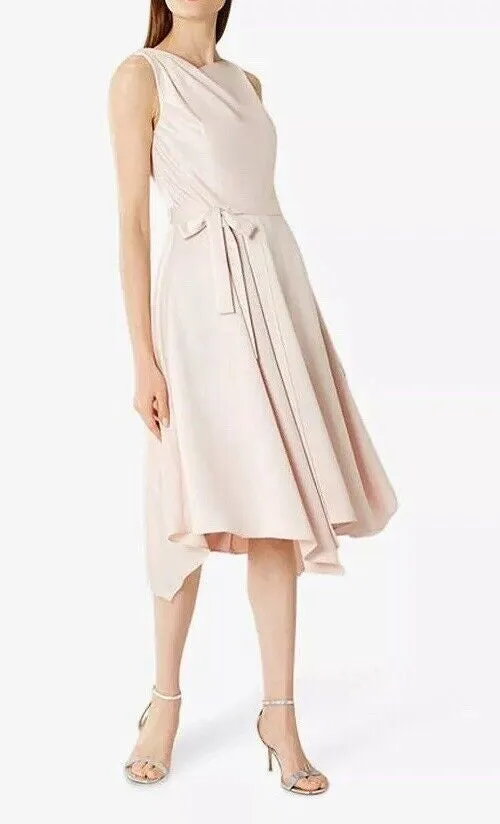 Coast Pink Savannah Soft Midi Dress Blush BNWT UK 12