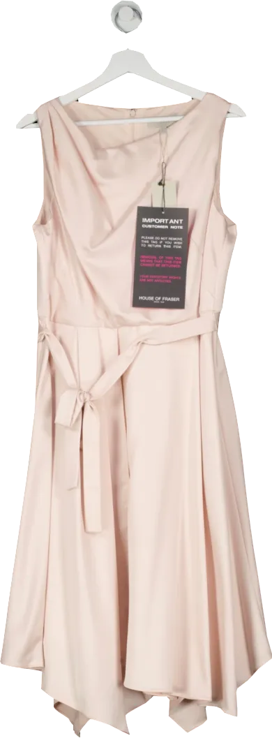 Coast Pink Savannah Soft Midi Dress Blush BNWT UK 12