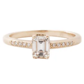 Emerald Cut Diamond Ring