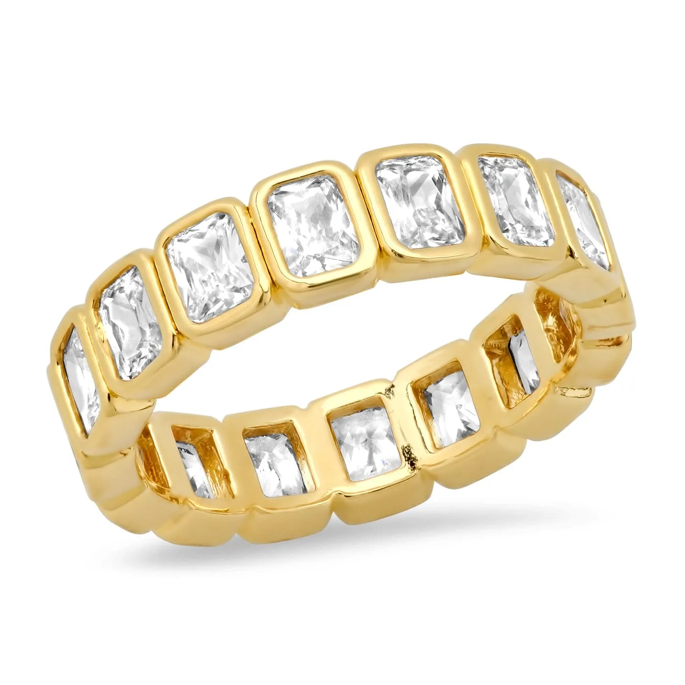 Eternity Emerald Cut Band Ring