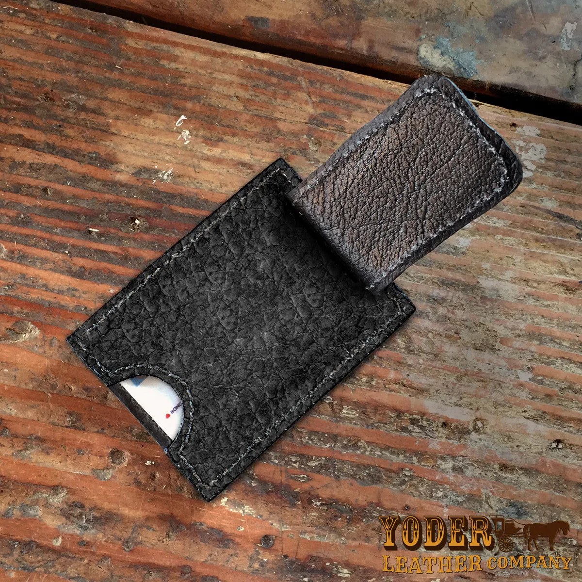 Hippo Black Clip Wallet