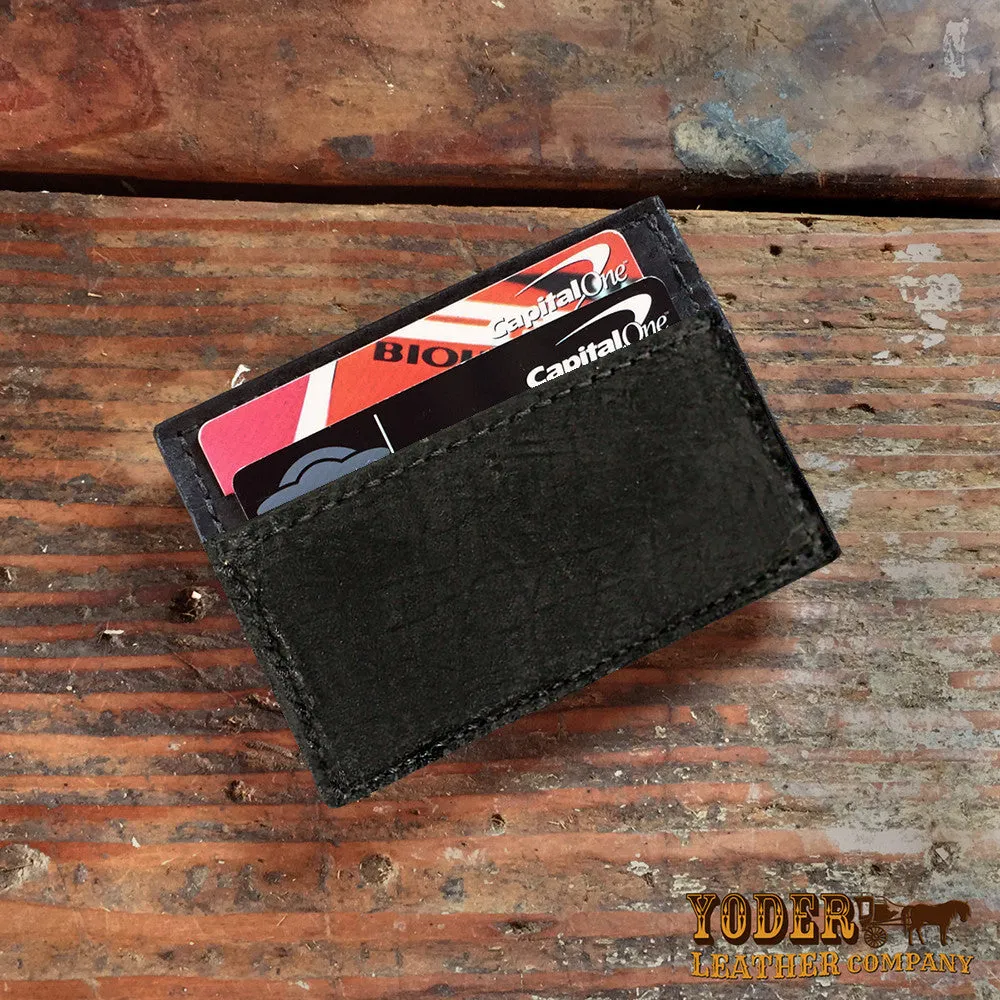 Hippo Black Clip Wallet