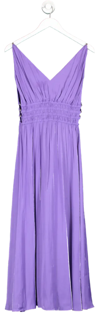 Maje Purple Maxi Dress UK S