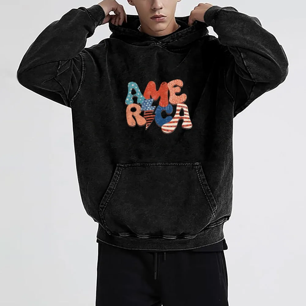 Mens America Hoodies