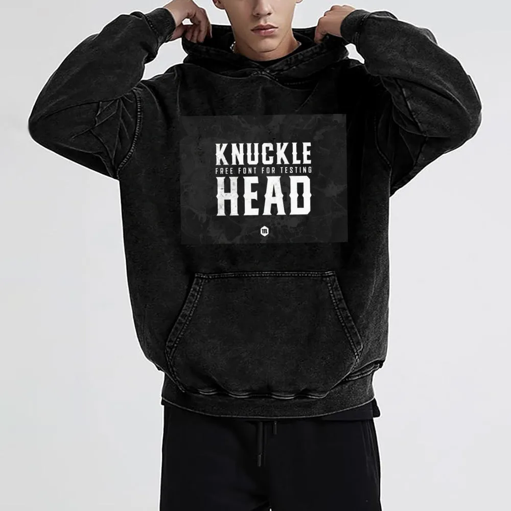 Mens Vintage Head Hoodies