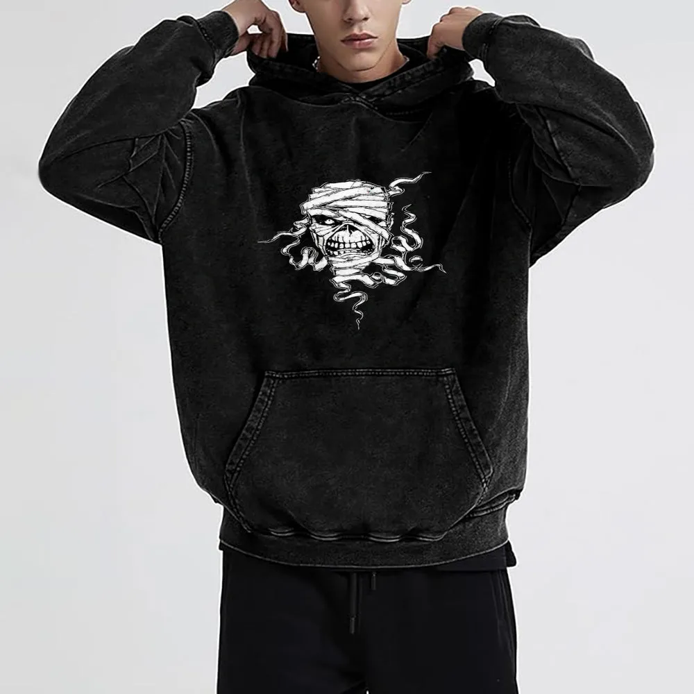 Mens Vintage Skeleton Hoodies
