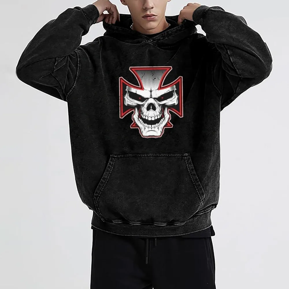 Mens Vintage Skeleton Hoodies