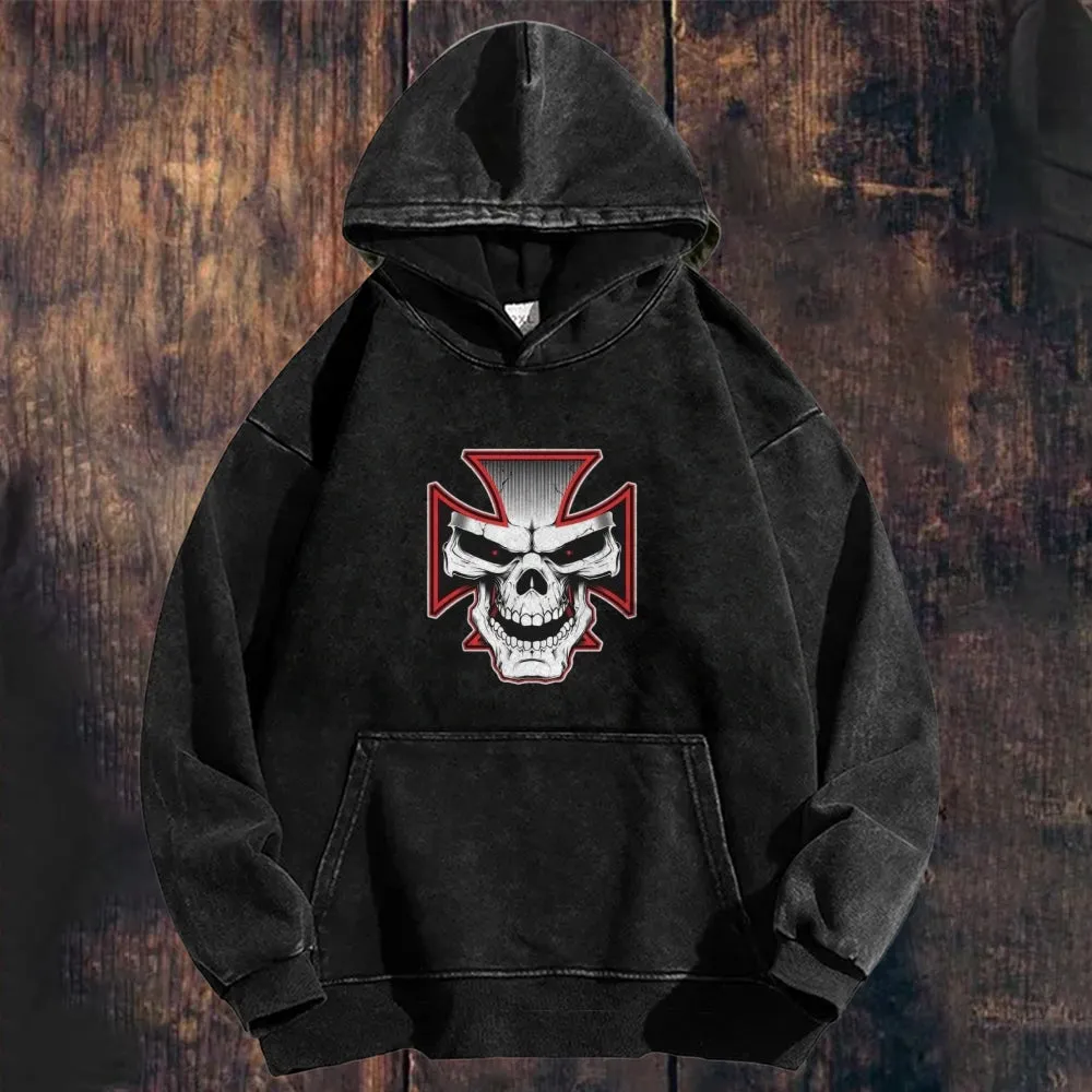 Mens Vintage Skeleton Hoodies