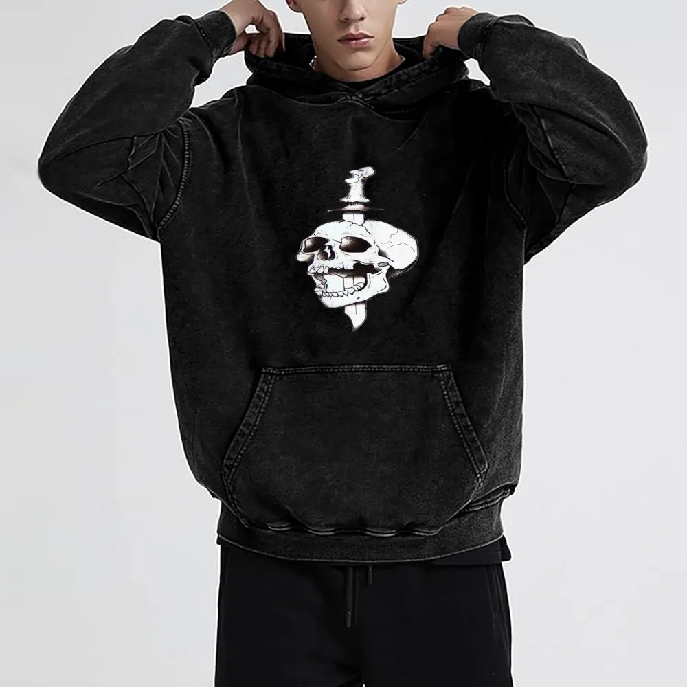 Mens Vintage Skeleton Hoodies