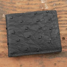 Ostrich Black Bifold