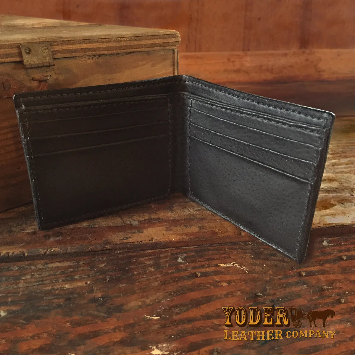 Ostrich Black Bifold