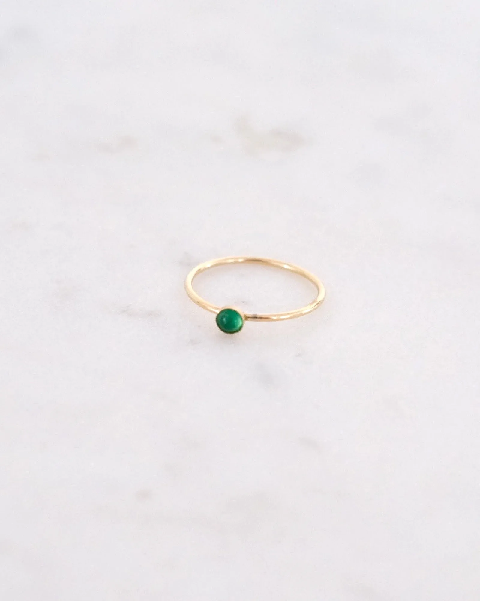 Petite Emerald ring