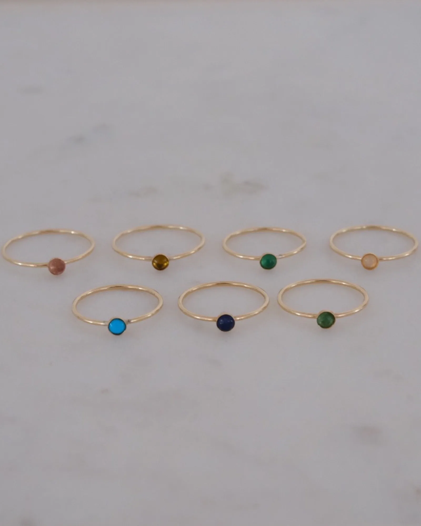 Petite Emerald ring