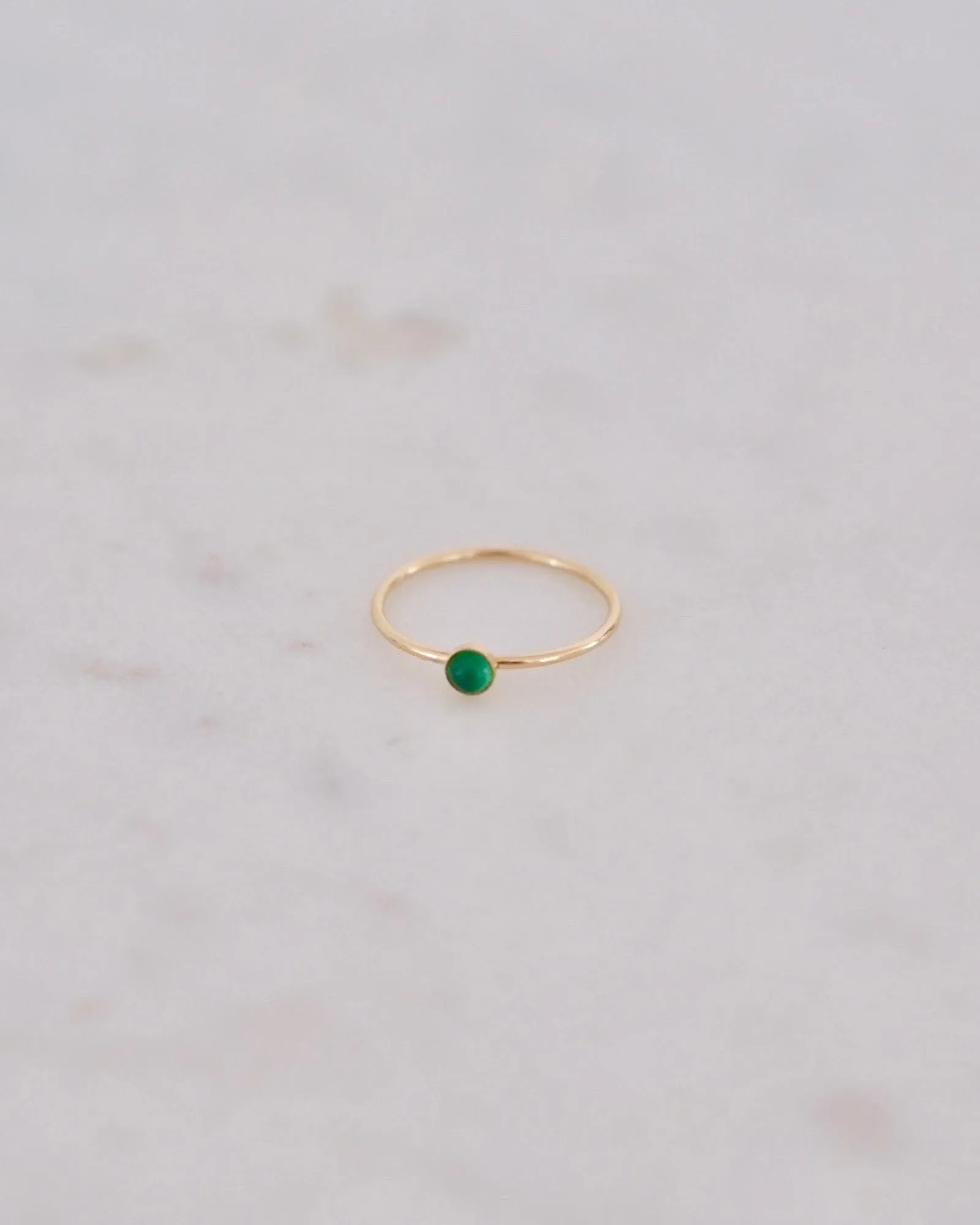 Petite Emerald ring