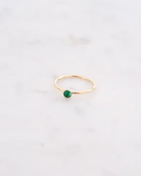 Petite Emerald ring