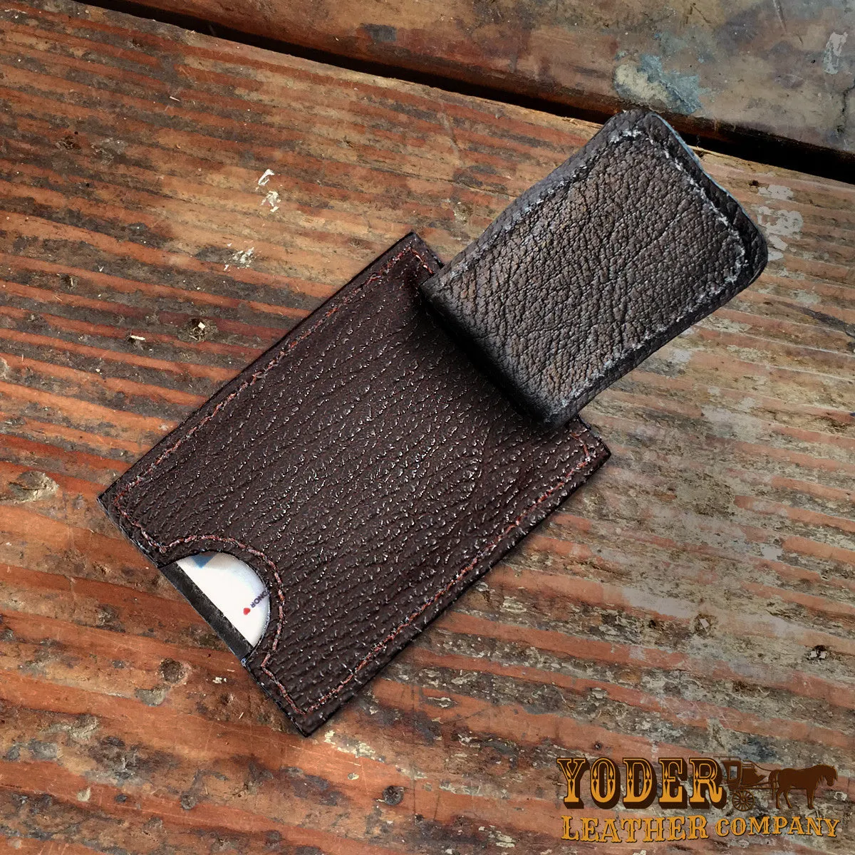 Shark Brown Clip Wallet