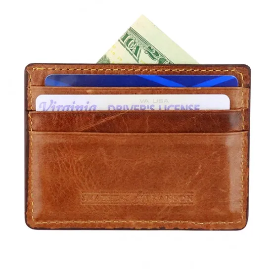 Smathers & Branson Crossed Racquets Needlepoint Card Wallet