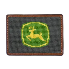Smathers & Branson John Deere Needlepoint Card Wallet